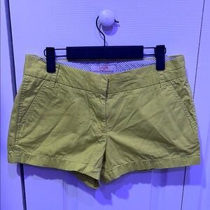 LOFT Yellow Bermuda Shorts Casual Summer Style